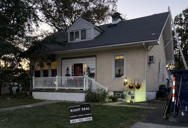 After: Full Shingle Reroof — Bucks County Colonial